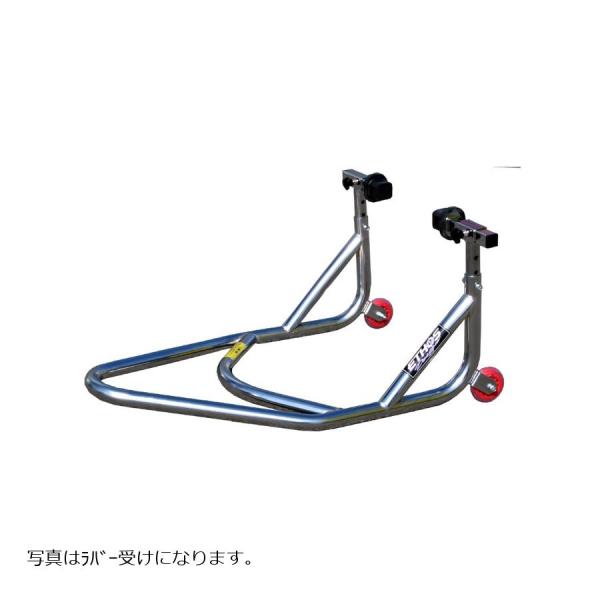 エトスデザイン Rフルアジャスタブルキャスタースタンド メッキ/Vフック