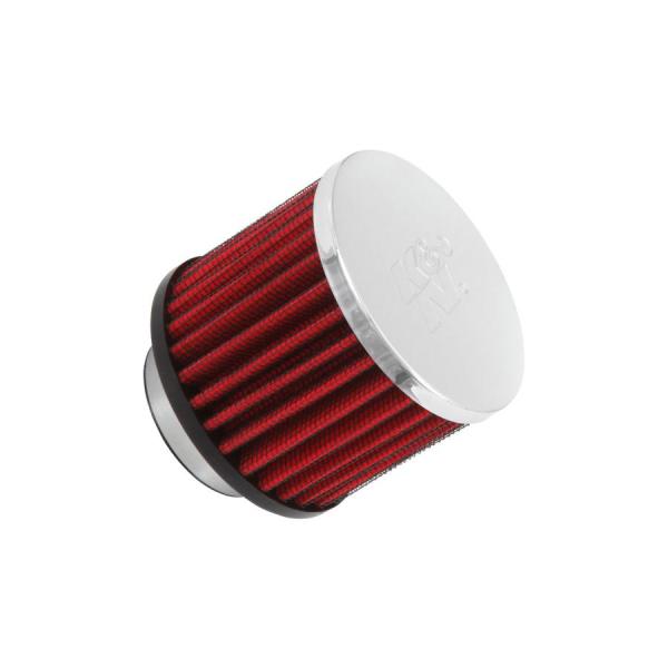 エアクリーナー K&amp;N ラウンドストレート/クローム Φ38(76X64)