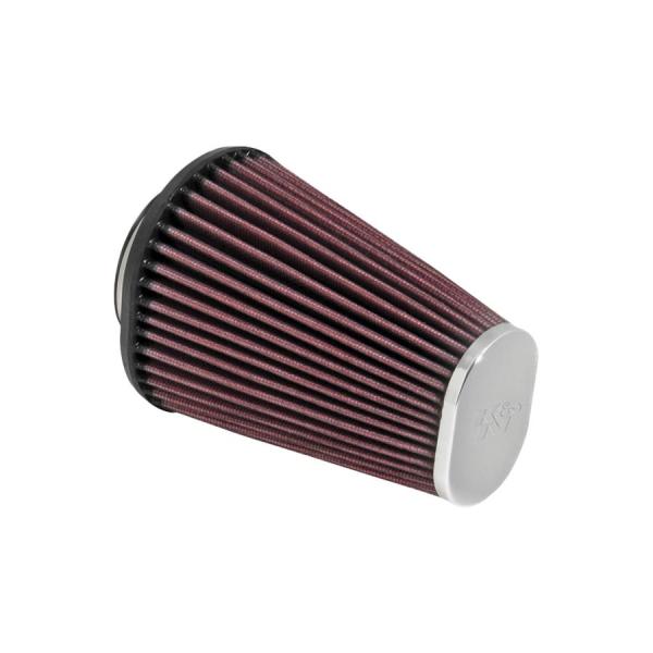 エアクリーナーエレメント K&amp;N  オーバルテーパー/クローム φ62(95:114X152)