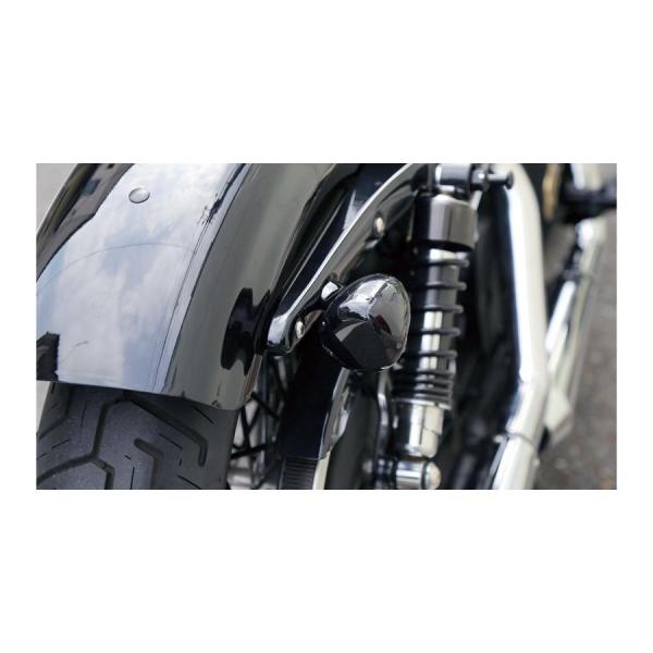 キジマ リアウインカーステー ブラック 04yスポーツスター