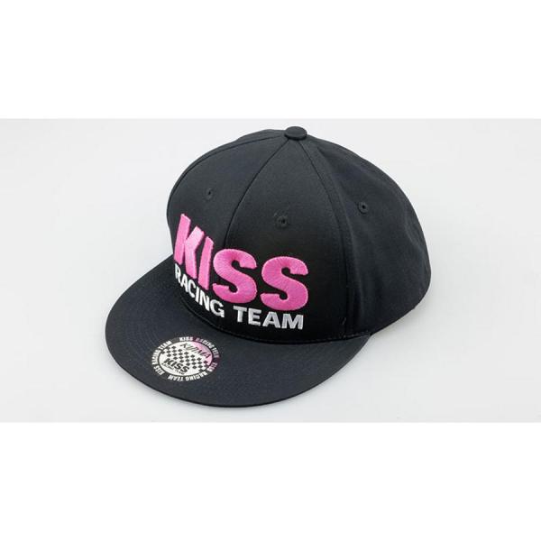 キジマ キャップ KISS RACING TEAM ピンク/ブラック