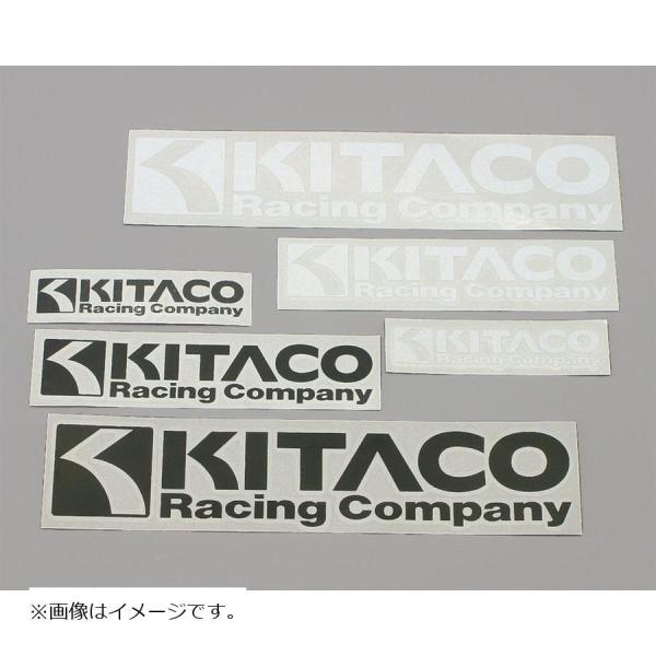 キタコ ロゴステッカー 抜き文字タイプ ホワイト 36X190