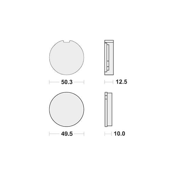 キタコ SBSブレーキパッド 503HF GT380 Z2