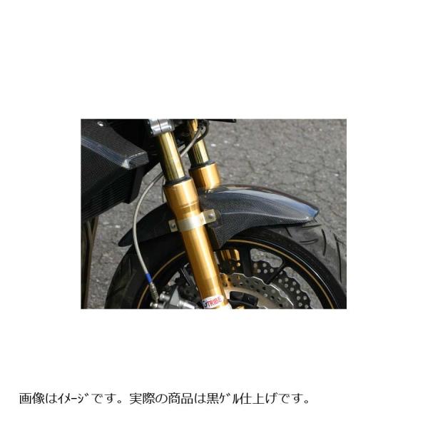 ノジマエンジニアリング フロントフェンダー ブラックゲル ZRX1200DAEG