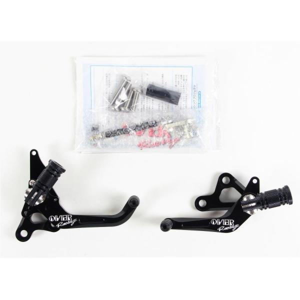 OVER RACING (オーバーレーシング) バックステップ 1ポジション ブラック APE50[...