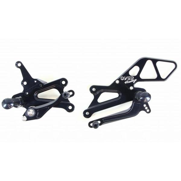 オーヴァーレーシング バックステップ ブラック YZF-R25/MT-25