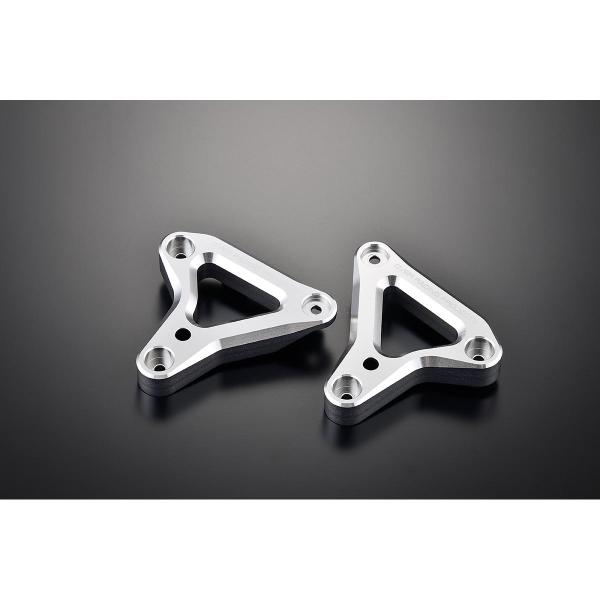 OVER RACING (オーバーレーシング) ビレットライトステー シルバー CT12557-06...