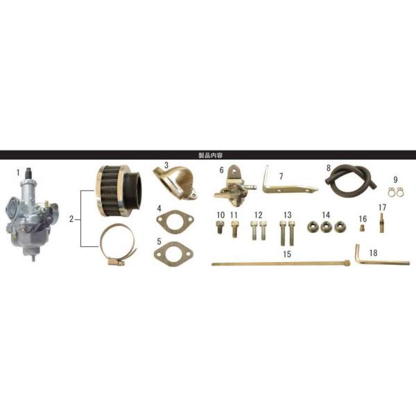 スペシャルパーツタケガワ ビックキャブKIT PD22 C50 R-Stage専用