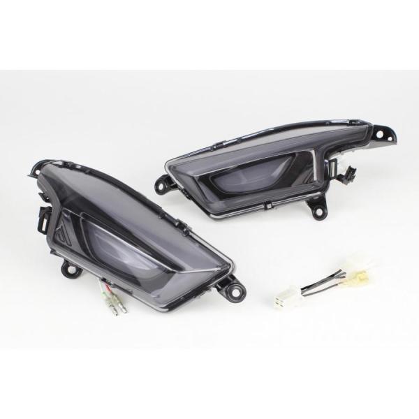 スペシャルパーツタケガワ LEDフロントウインカーキット スモークレンズ シグナスX SR(SEA5...