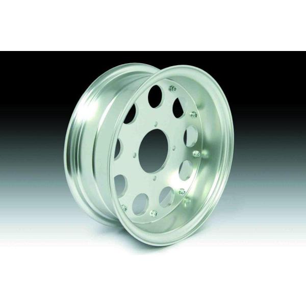 スペシャルパーツタケガワ 10インチアルミホイール3.5J ケミカルポリッシュ/チューブモンキー/ゴ...