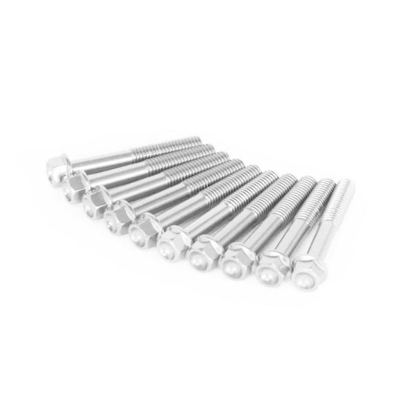 SP武川(SPタケガワ) アルテックボルトキット(シルバー/フランジ) リアクランクケースカバー グ...