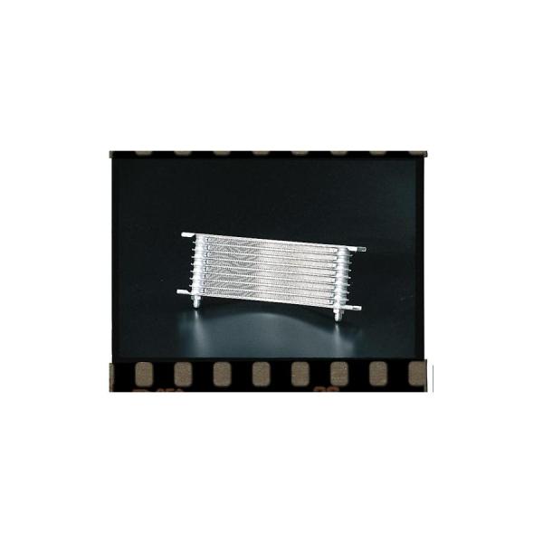 オイルクーラー プロト ラウンドオイルクーラーコア シルバー 9ROW #6