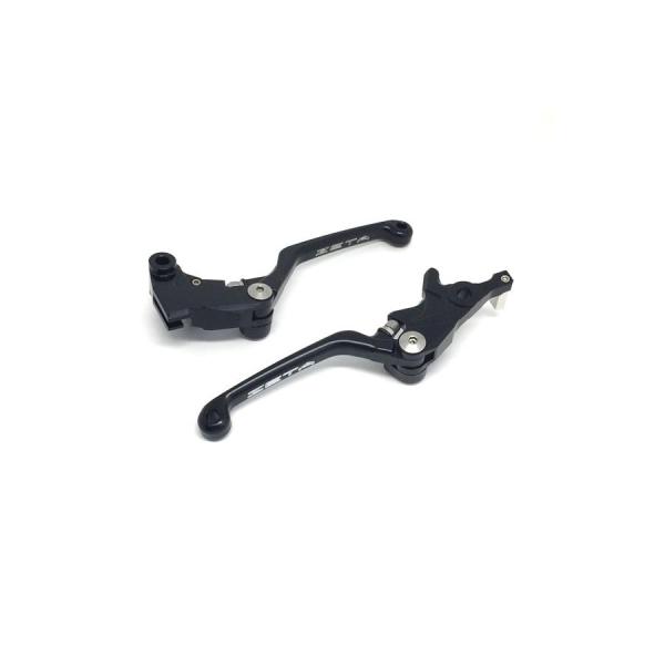 ZETA(ジータ) PIVOTストリートレバーセット ブラック NINJA250/R/SL F562...