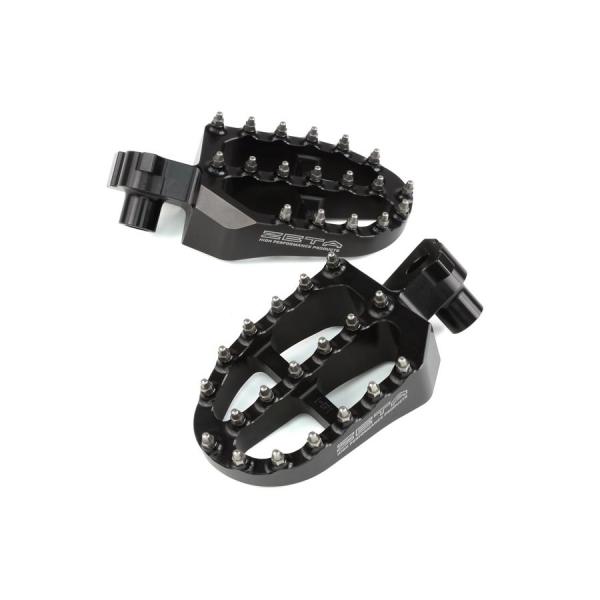 ZETA(ジータ) アルミフットペグ ブラック YZ85/125/250/250F/450F/125...