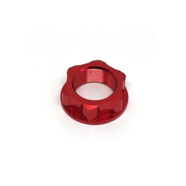 ZETA(ジータ) ステアリングステムナット レッド M22x30-P1.0 H12 F7949