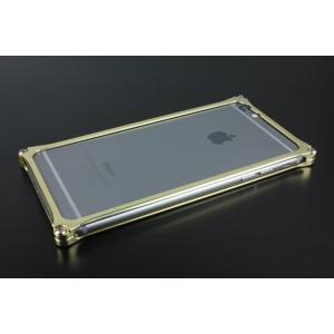 ギルドデザイン ソリッドバンパー シャンパンゴールド iPhone6Plus 6sPlus GI-252CG｜rubbermark