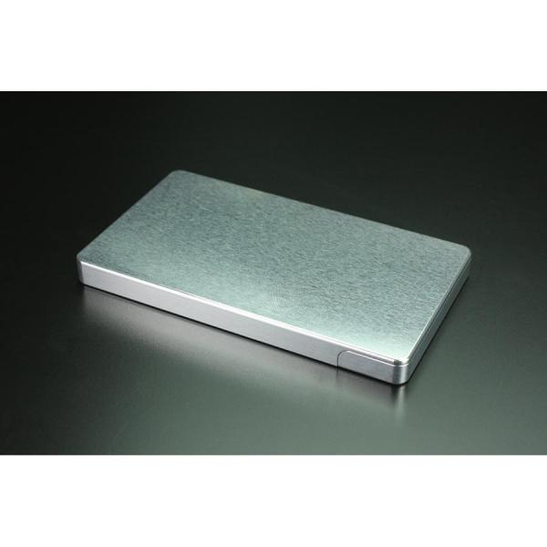 ギルドデザイン GM-111 削り出し名刺入れ バーチカル シルバー