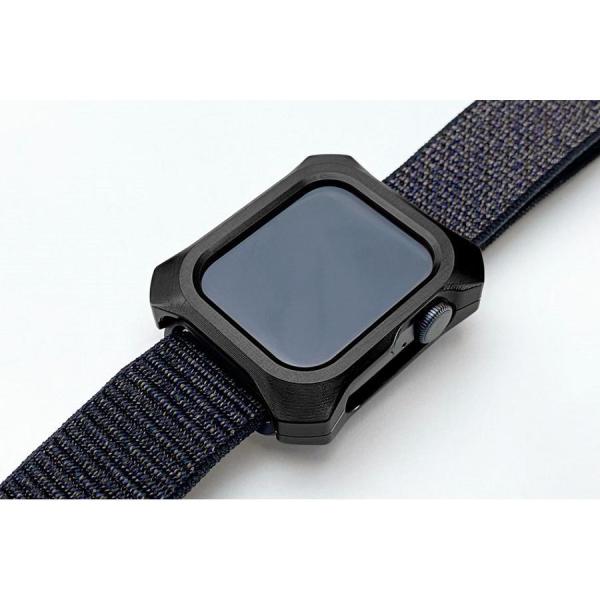 ギルドデザイン ソリッドバンパー ブラック Apple Watch 40mm シリーズ4 5 6 S...