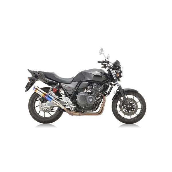 アールズギア ワイバンクラシックスリップオン ドラッグブルー CB400SF/SB 08-