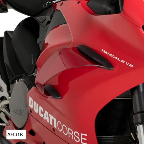 プーチ Puig サイドダウンフォーススポイラーRACE レッド パニガーレ PANIGALE V2...