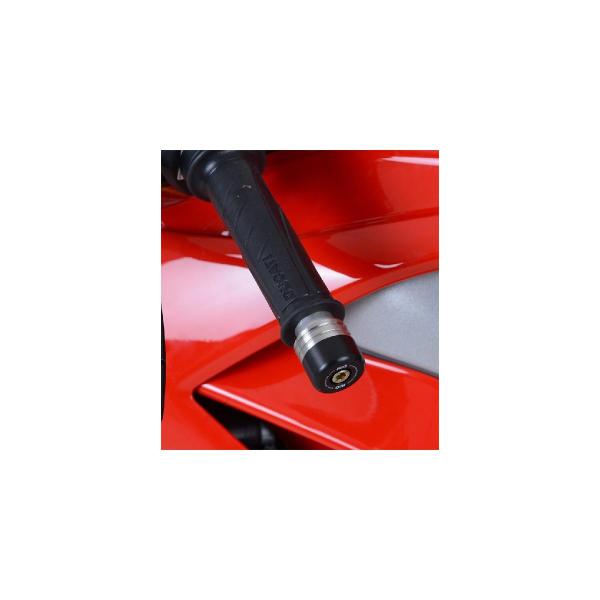 R&amp;G バーエンドスライダー ブラック Panigale V4/V4S RG-BE0116BK