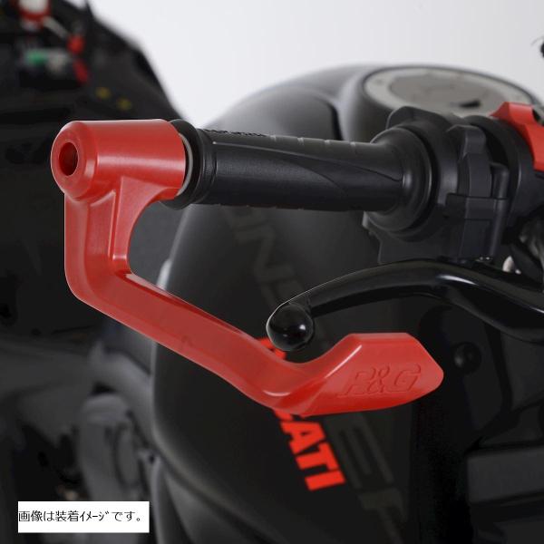 R&amp;G レバーガード CBR400R 500R ニンジャ NinjaH2 SX レッド RG-BLG...