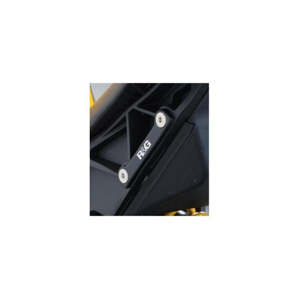 R&amp;G リアフットレストプレート ブラック 1190SX 1190RX RG-BLP0035BK