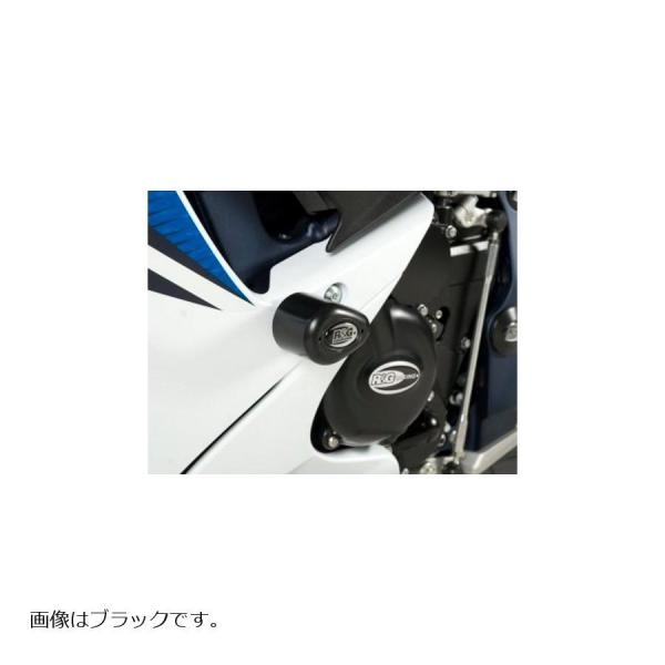 R&amp;G エアロクラッシュプロテクター ホワイト GSX-R600/750 L1-L5