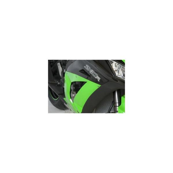 R&amp;G エアロクラッシュプロテクター ホワイト ZX-10R RG-CP0335WH