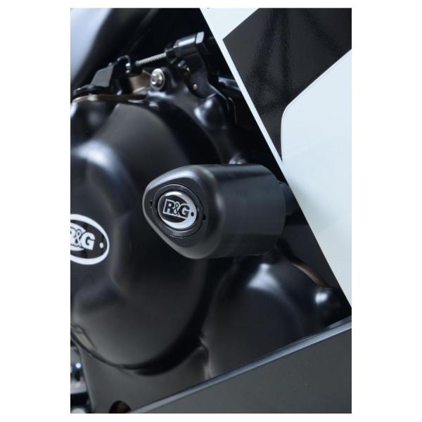 R&amp;G フレームスライダー エアロクラッシュプロテクター ブラック CBR400R 500R