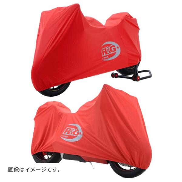 R&amp;G バイクカバー ダストカバー ブラック/シルバー RG-DC00BKSI