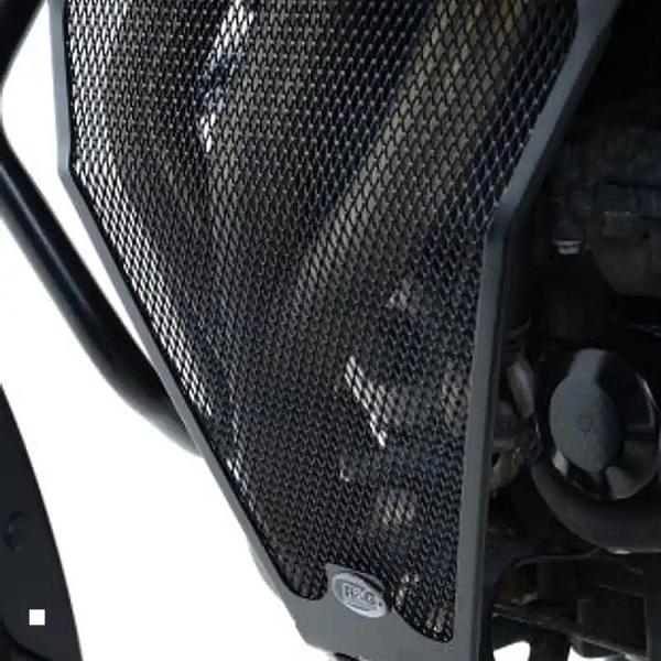 R&amp;G ダウンパイプグリルガード アルミニウム ブラック Tiger800XCX RG-DG0018...