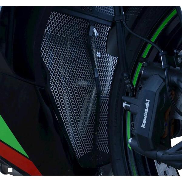 R&amp;G ダウンパイプグリルガード チタンカラー ZX-25R