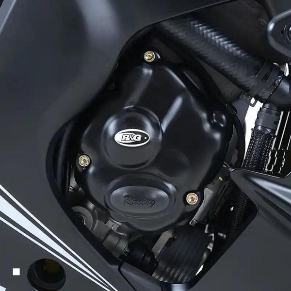 R&amp;G レーシング スターターカバー ポリプロピレン ブラック ZX-10R RG-ECC0096R