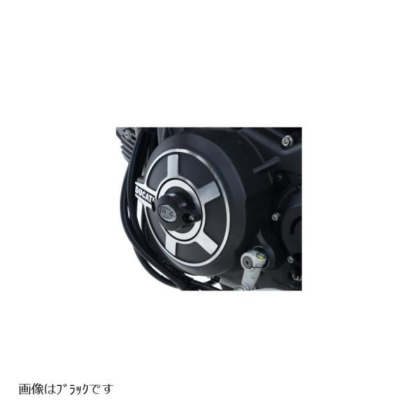 R&amp;G エンジンケーススライダー アルミニウム シルバー Scrambler RG-ECS0092A...