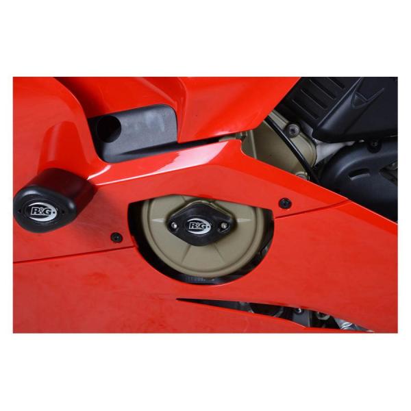 R&amp;G エンジンケース スライダー 左側 ブラック Panigale V4/V4S/Speciale...