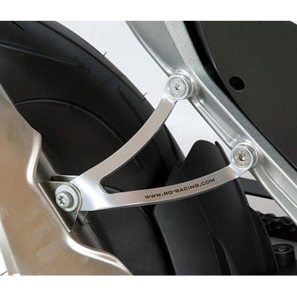 R&amp;G Rear Foot Rest Plate:SILVER KTM 690Duke/690Duk...