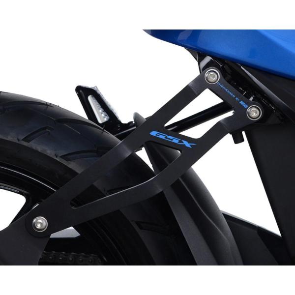R&amp;G Exhaust Hanger エキゾーストハンガー BLACK ブラックwith blue ...