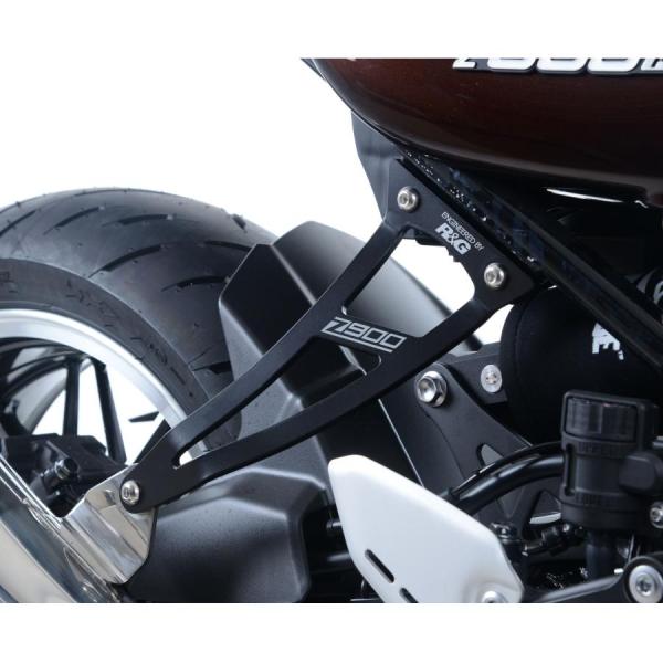 R&amp;G Exhaust Hanger エキゾーストハンガー BLACK ブラック KAWASAKI ...
