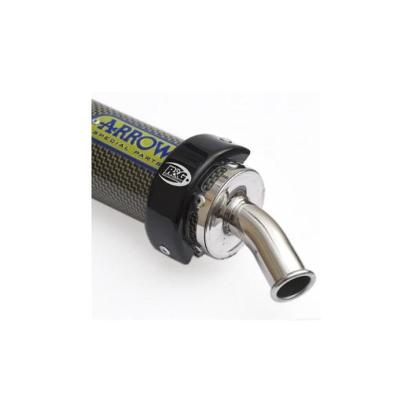 R&amp;G (アールアンドジー ) エキゾーストプロテクター ブラック Arrow exhaust on...