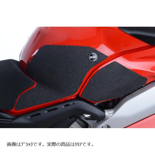 R&amp;G トラクションパッド クリア Panigale V4/V4S/Speciale RG-EZRG...