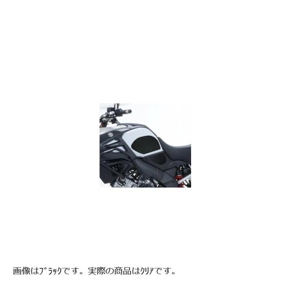 R&amp;G Eazi-Grip トラクションパッド PVC クリア DL1000 V-STROM[V-ス...