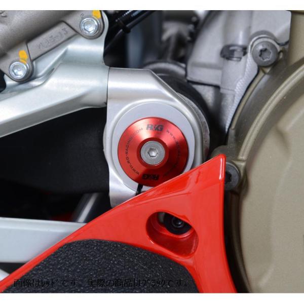 R&amp;G フレームインサート（フレームプラグ) ブラック DUCATI Panigale V4/V4S...