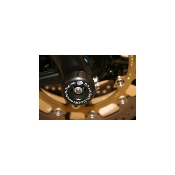 R&amp;G フォークプロテクター ブラック SPEED TRIPLE T1050[スピードトリプル] T...