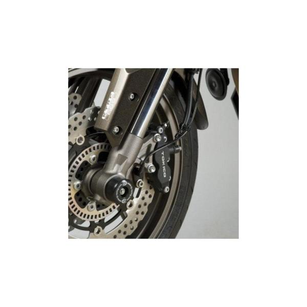 R&amp;G フォークプロテクター ブラック Z1000[ZRT00B] VERSYS1000[ヴェルシス...