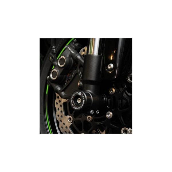 R&amp;G フォークプロテクター ブラック ZX-10R RG-FP0081BK