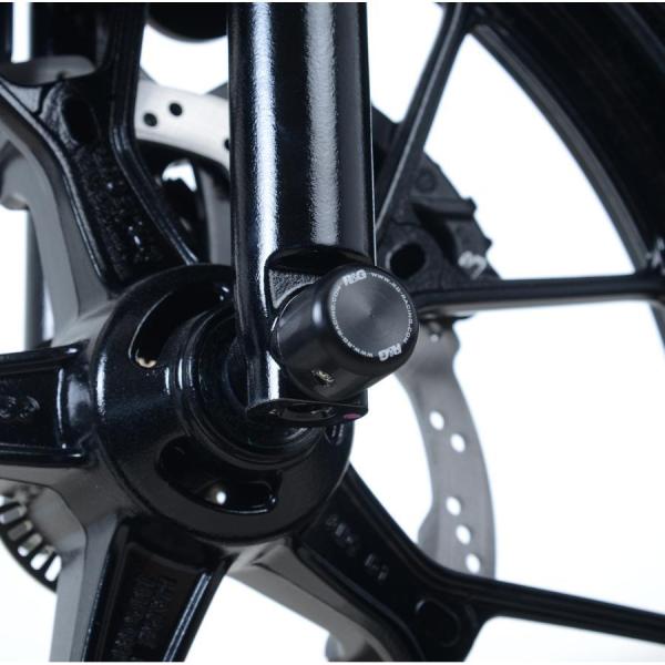 R&amp;G フォークプロテクター ブラック GSX-R125 GSX-S125 RG-FP0202BK