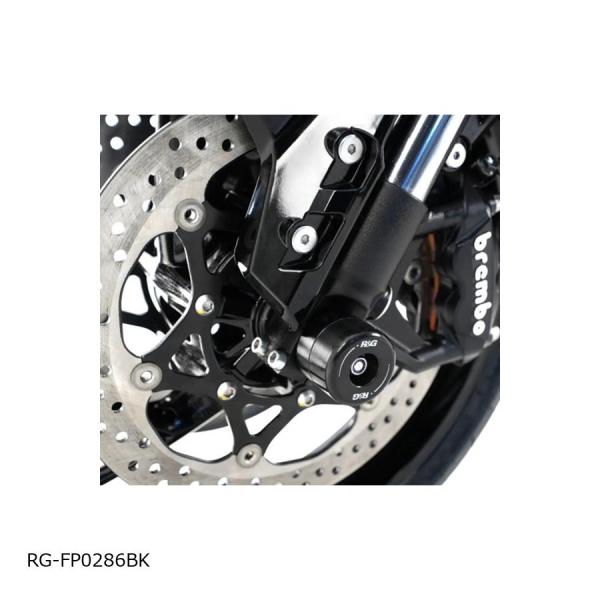R&amp;G (アールアンドジー ) Fork Protectors:ブラック GSX-S1000GX R...