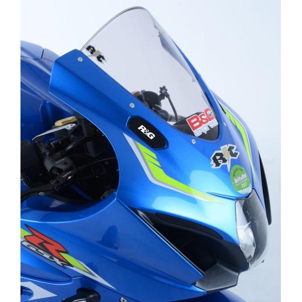 R&amp;G ミラーブランキングプレート ブラック GSX-R1000/R RG-MBP0027BK