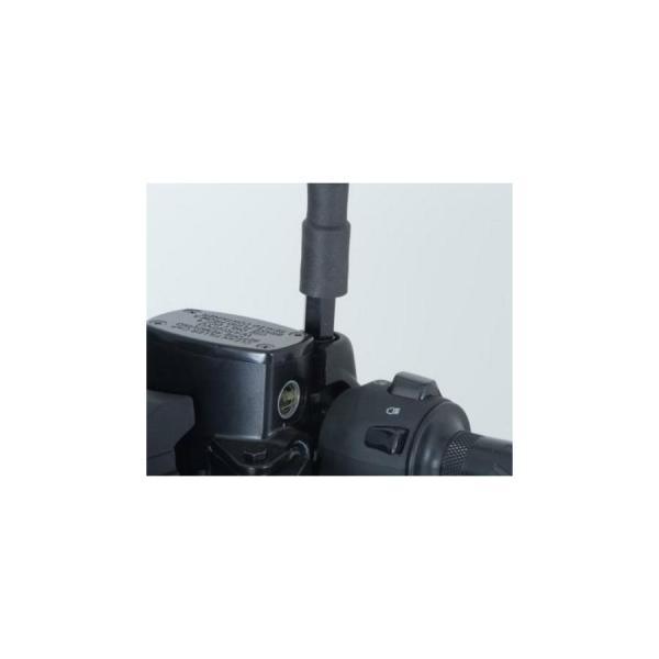 R&amp;G ミラーライザー アルミニウム ブラック MT-07 XSR700 TDM900 X-MAX4...